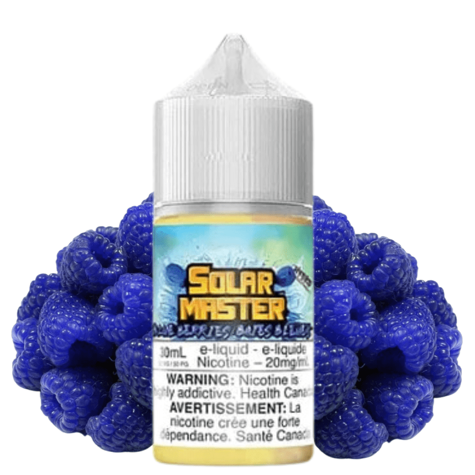Blue Berries Salt by Solar Master E-Liquid 30mL / 10mg Vape Superstore  Saskatchewan Canada