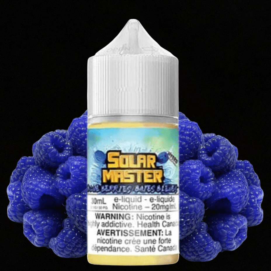 Blue Berries Salt by Solar Master E-Liquid Vapexcape Vape and Bong Shop Regina Saskatchewan