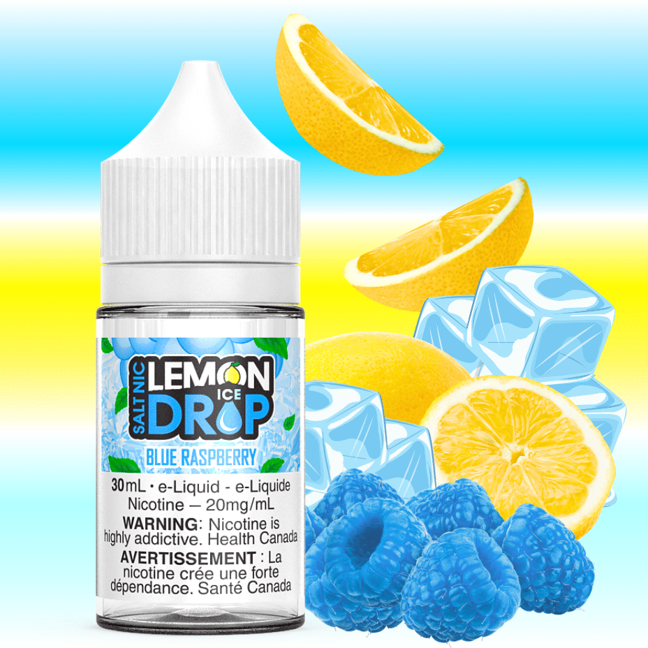 Blue Raspberry Ice Salts By Lemon Drop E-Liquid Vapexcape Vape and Bong Shop Regina Saskatchewan