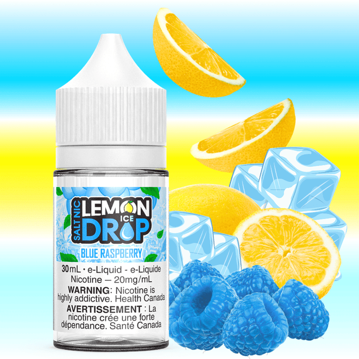 Blue Raspberry Ice Salts By Lemon Drop E-Liquid Vapexcape Vape and Bong Shop Regina Saskatchewan