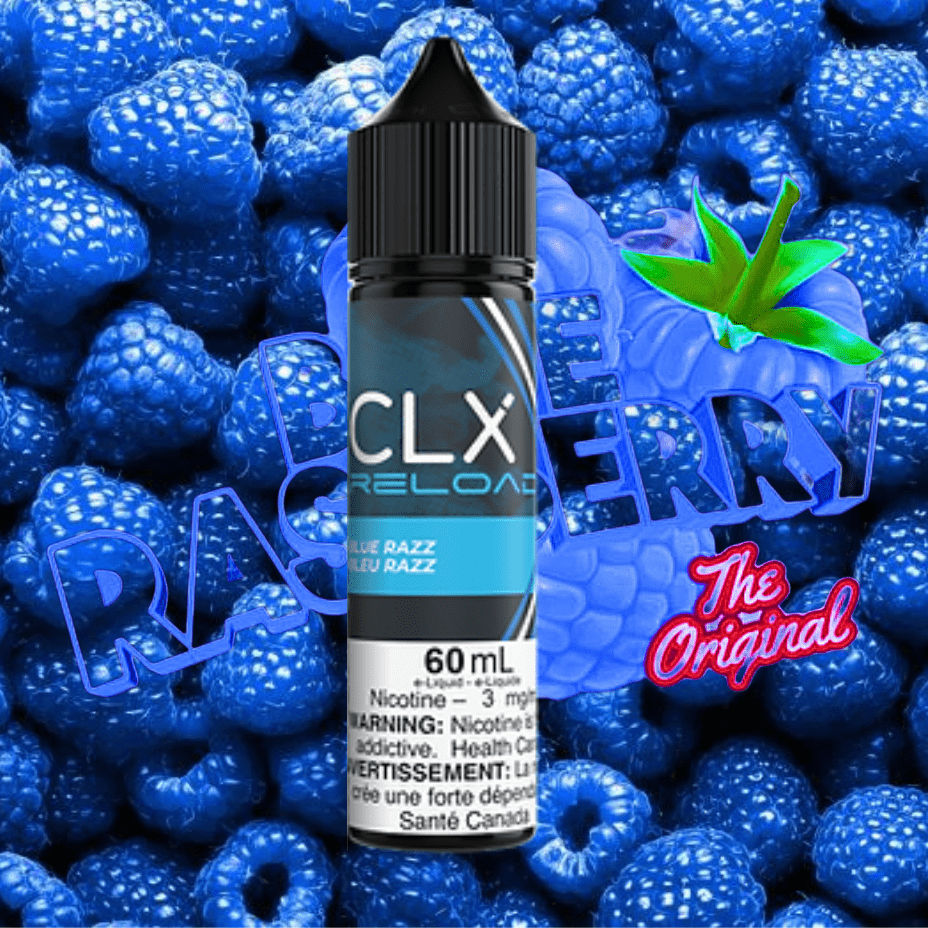 Blue Razz by CLX E-Liquid 60mL / 0mg Vape Superstore  Saskatchewan Canada