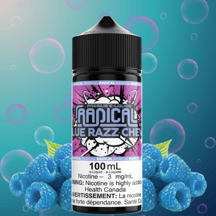 Blue Razz Chew by Radical E-liquid-100ml Vape Superstore  Saskatchewan Canada