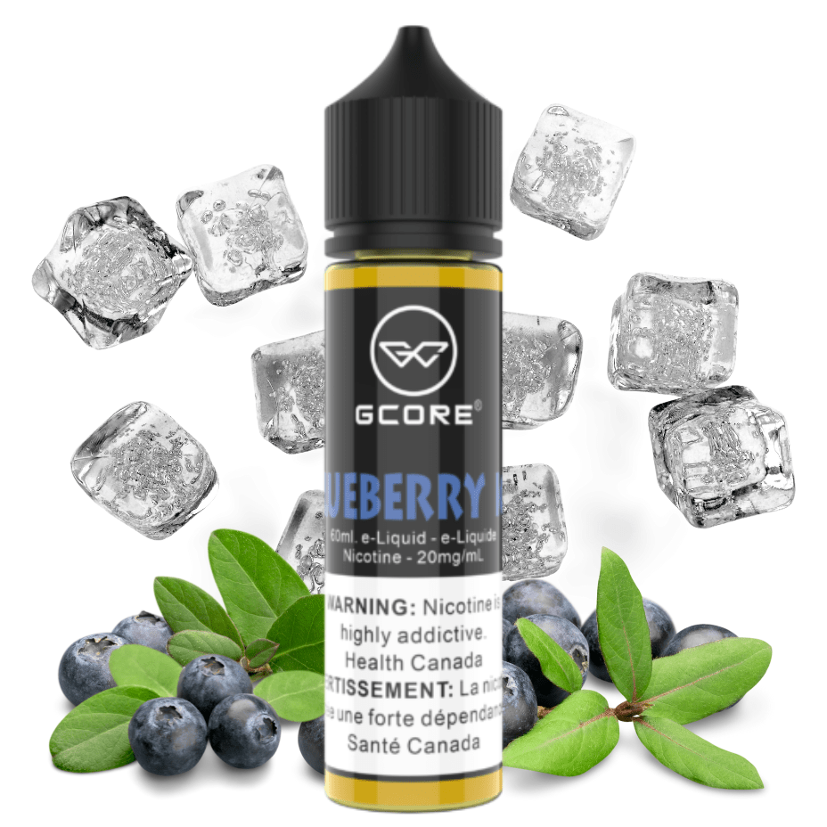 Blueberry Ice Salt by Gcore E-Liquid-60ml 20mg / 60mL Vape Superstore  Saskatchewan Canada