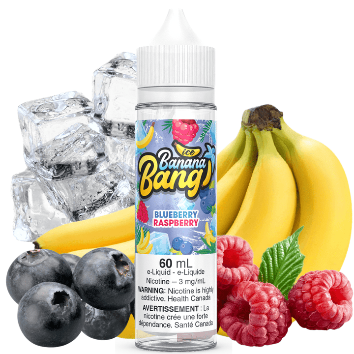 Blueberry Raspberry Ice by Banana Bang E-Liquid Vape Superstore  Saskatchewan Canada