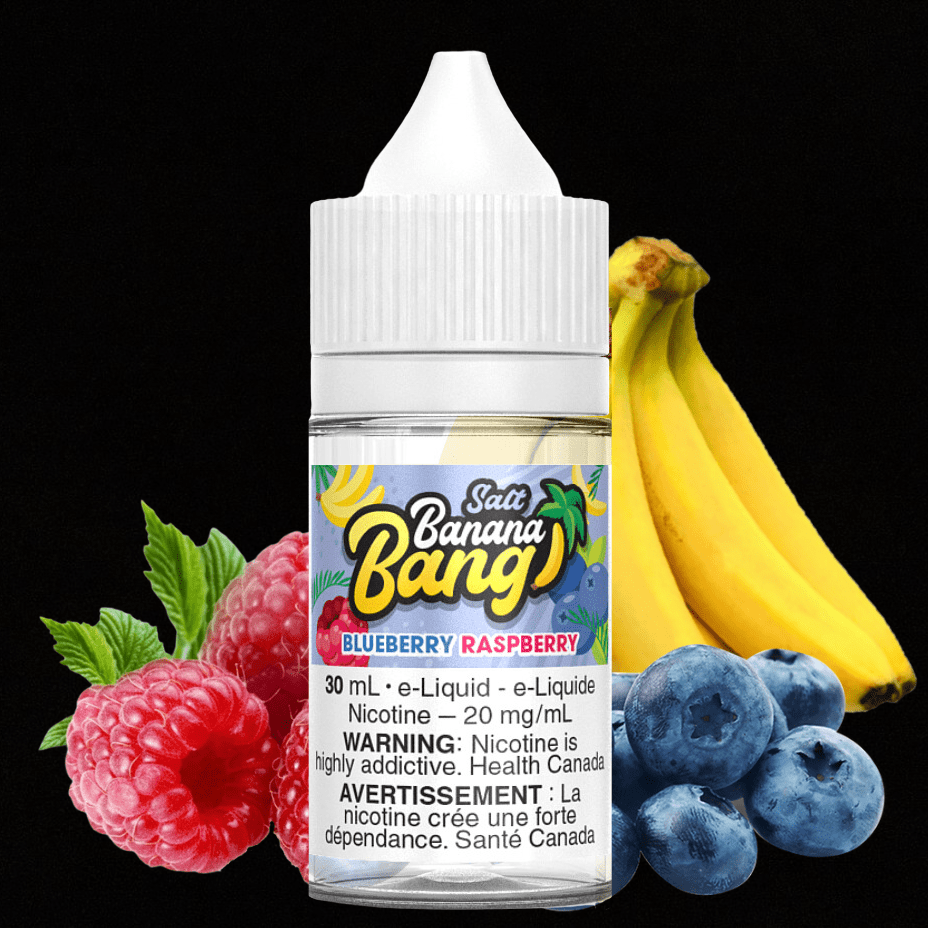 Blueberry Raspberry Ice Salt by Banana Bang E-Liquid Vape Superstore  Saskatchewan Canada