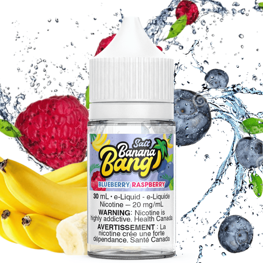 Blueberry Raspberry Salt by Banana Bang E-Liquid 12mg Vape Superstore  Saskatchewan Canada