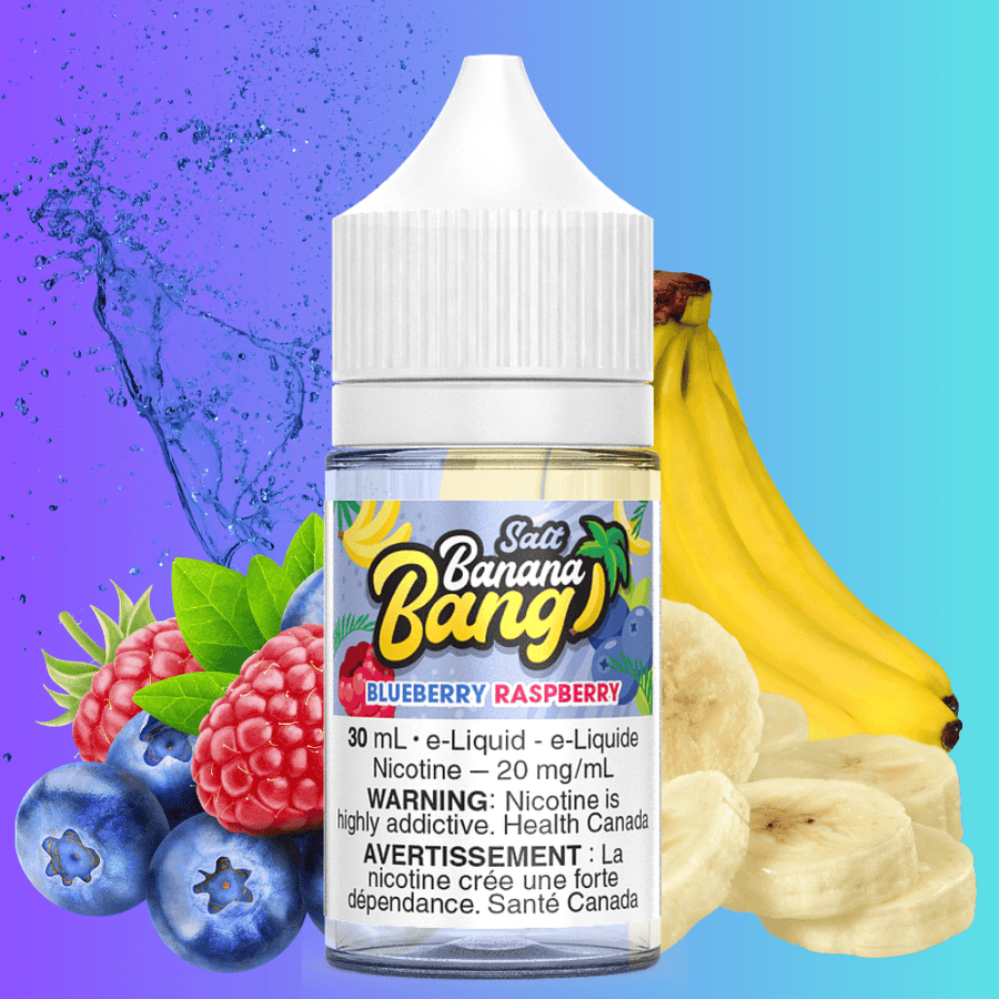 Blueberry Raspberry Salt by Banana Bang E-Liquid 12mg Vape Superstore  Saskatchewan Canada
