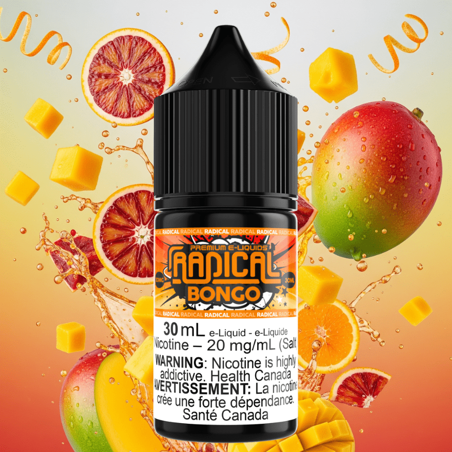 Bongo Salt Nic by Radical E-liquid 30mL / 20mg Vapexcape Vape and Bong Shop Regina Saskatchewan