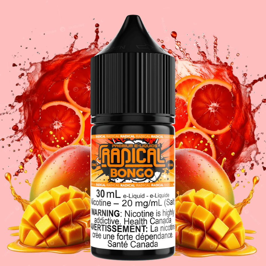 Bongo Salt Nic by Radical E-liquid Vape Superstore  Saskatchewan Canada