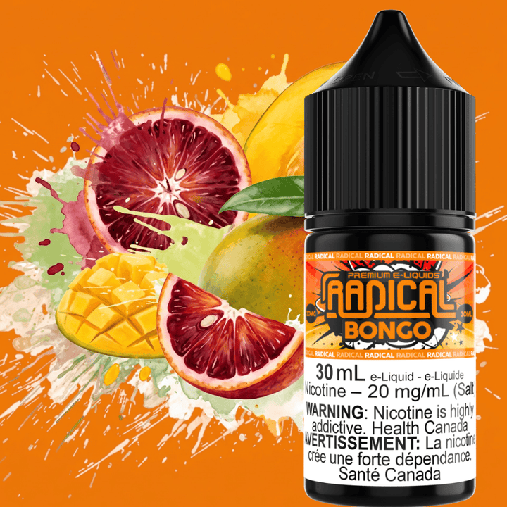 Bongo Salt Nic by Radical E-liquid Vape Superstore  Saskatchewan Canada