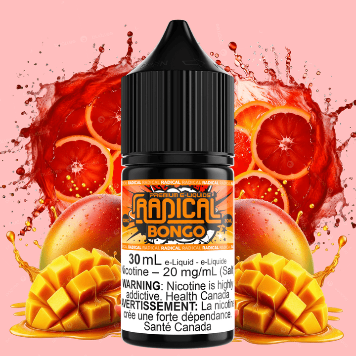 Bongo Salt Nic by Radical E-liquid Vapexcape Vape and Bong Shop Regina Saskatchewan