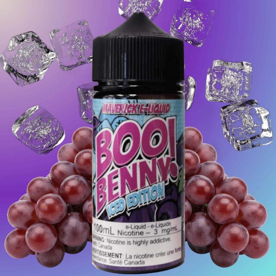 Boo Benny Ice by Maverick E-Liquid-100ml Vape Superstore  Saskatchewan Canada