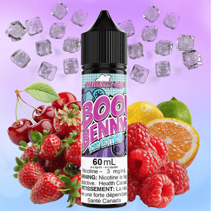 Boo Benny Ice by Maverick E-Liquid 60ml / 3mg Vape Superstore  Saskatchewan Canada