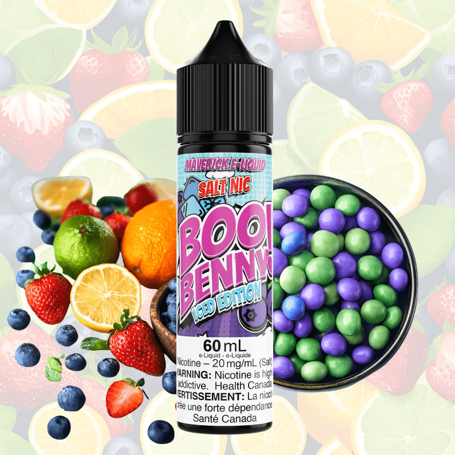 Boo Benny Ice Salt by Maverick E-Liquid-60mL Vape Superstore  Saskatchewan Canada