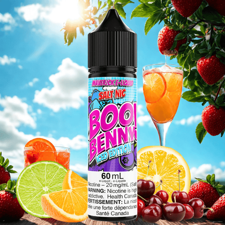 Boo Benny Ice Salt by Maverick E-Liquid-60mL Vapexcape Vape and Bong Shop Regina Saskatchewan