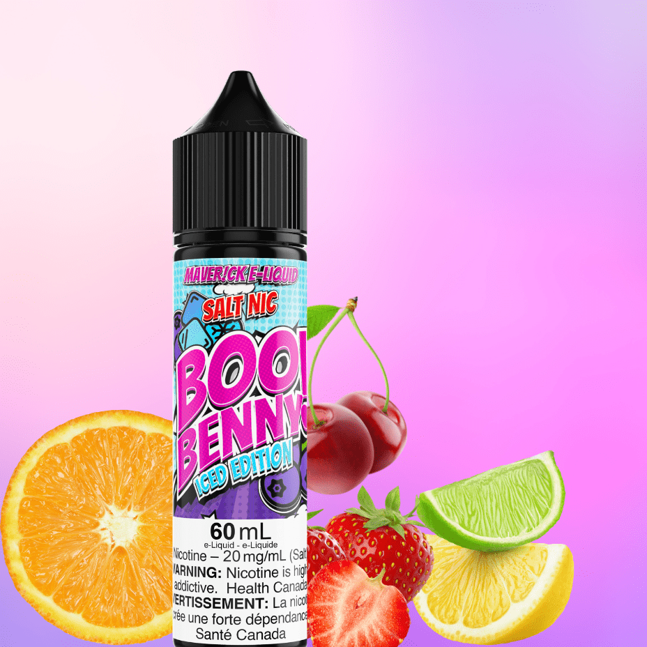 Boo Benny Iced Salt by Maverick E-Liquid 60mL / 20mg Vape Superstore  Saskatchewan Canada