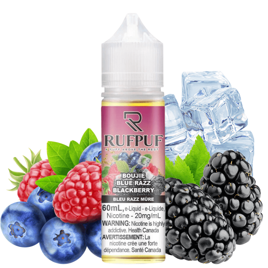 Boujie Blue Razz Blackberry Salt by Rufpuf E-Liquid-60ml 20mg / 60mL Vape Superstore  Saskatchewan Canada