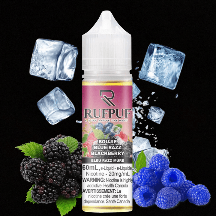 Boujie Blue Razz Blackberry Salt by Rufpuf E-Liquid-60ml 20mg / 60mL Vape Superstore  Saskatchewan Canada