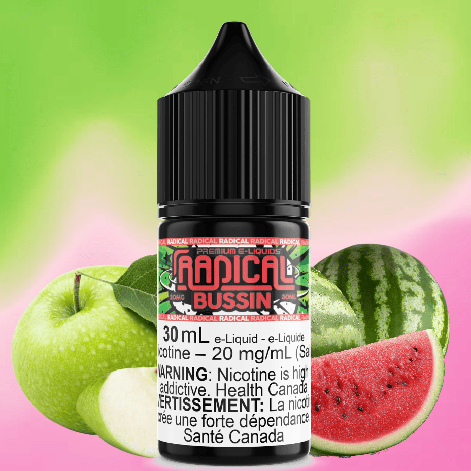 Bussin Salt Nic by Radical E-liquid 30mL / 12mg Vape Superstore  Saskatchewan Canada