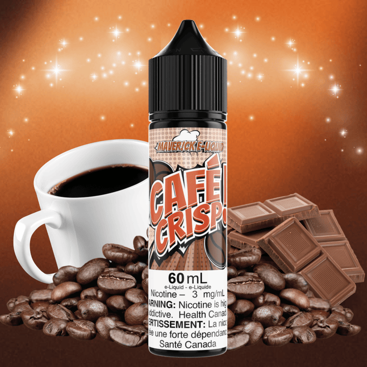 Cafe Crisp by Maverick E-Liquid 60ml / 3mg Vape Superstore  Saskatchewan Canada