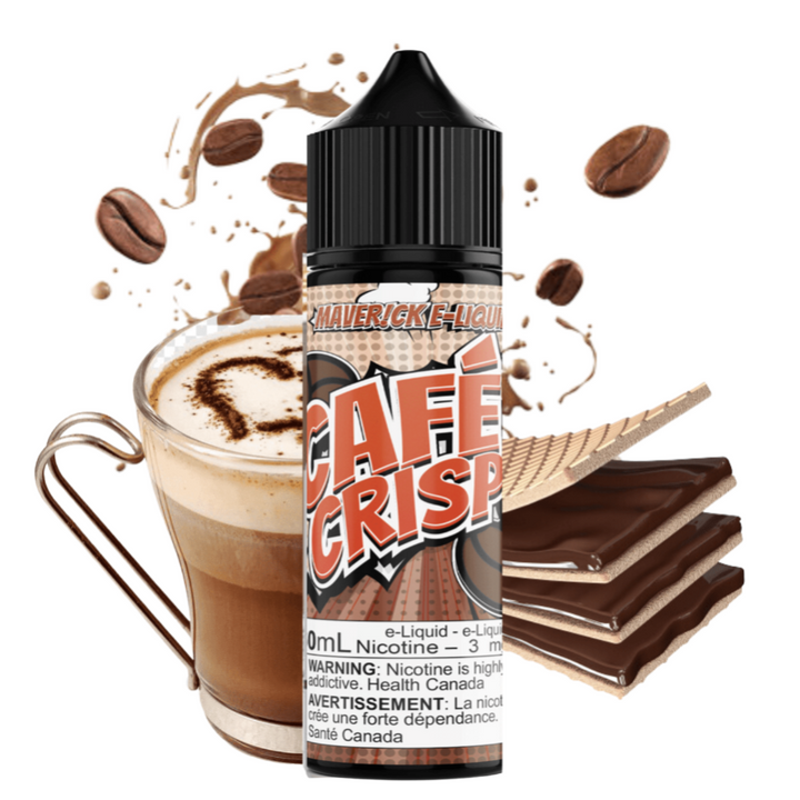 Cafe Crisp by Maverick E-Liquid 60ml / 3mg Vape Superstore  Saskatchewan Canada