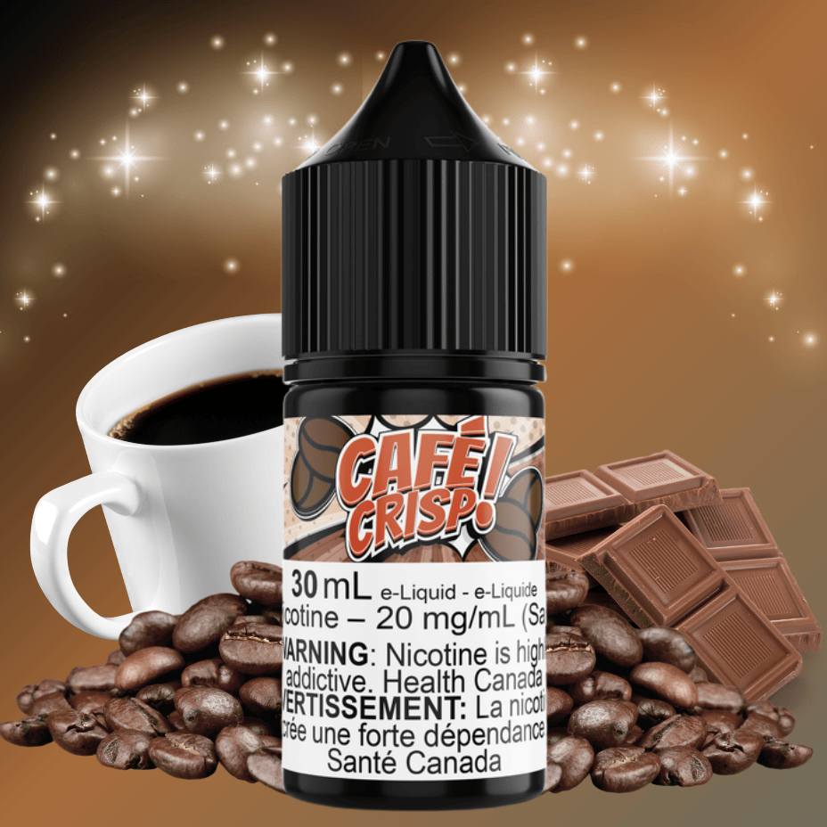 Cafe Crisp Salt by Maverick E-Liquid 30ml / 12mg Vape Superstore  Saskatchewan Canada