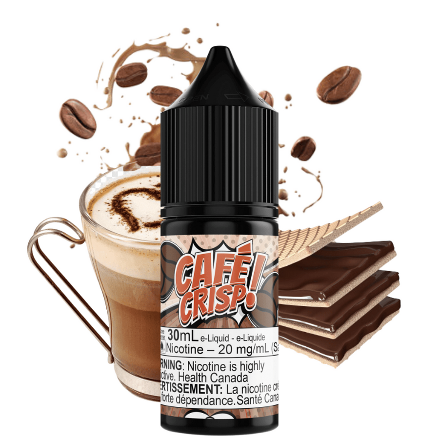Cafe Crisp Salt by Maverick E-Liquid 30ml / 12mg Vape Superstore  Saskatchewan Canada