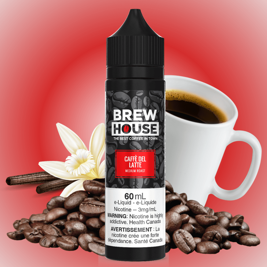 Caffe Del Latte by Brew House E-Liquid 60ml / 3mg Vape Superstore  Saskatchewan Canada