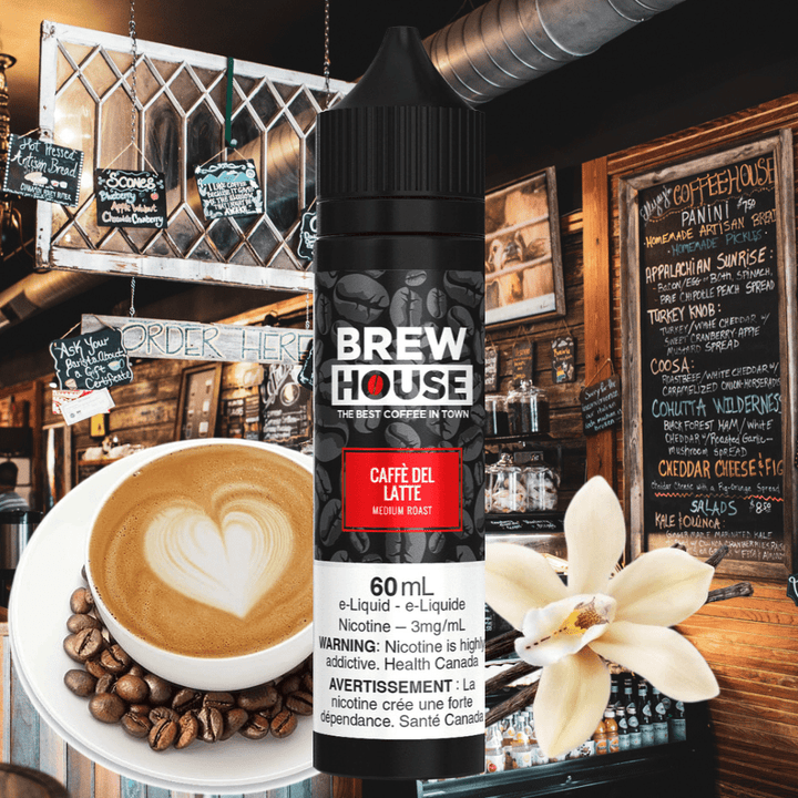 Caffe Del Latte by Brew House E-Liquid Vape Superstore  Saskatchewan Canada