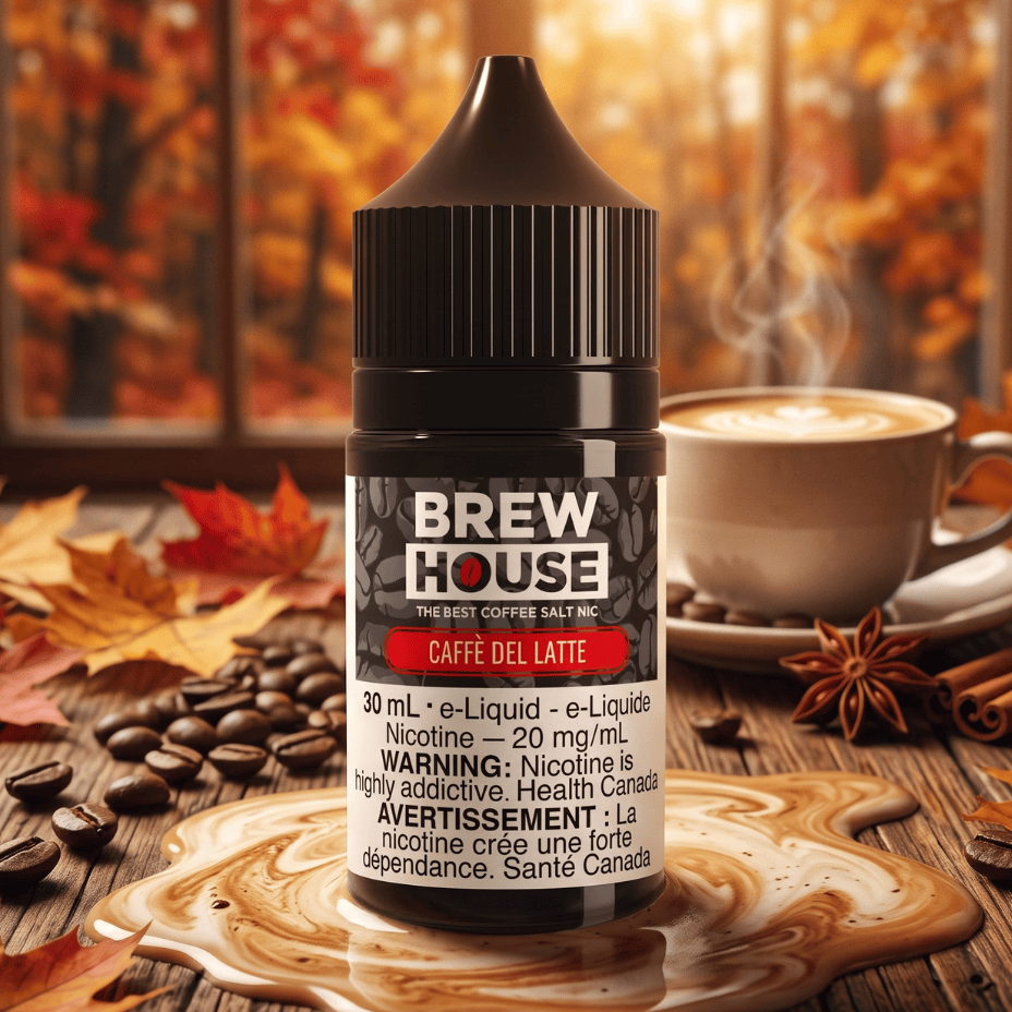 Caffe Del Latte Salt by Brew House E-Liquid Vape Superstore  Saskatchewan Canada