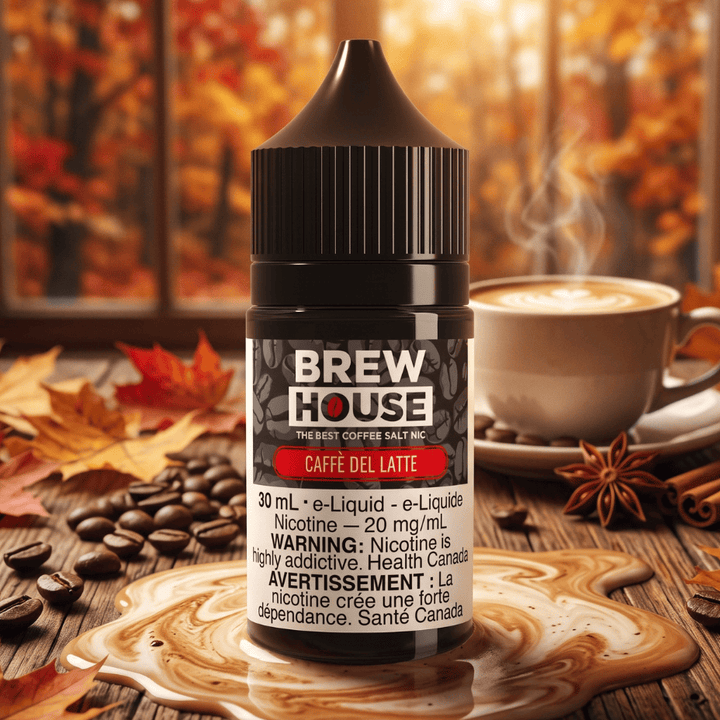 Caffe Del Latte Salt by Brew House E-Liquid Vape Superstore  Saskatchewan Canada
