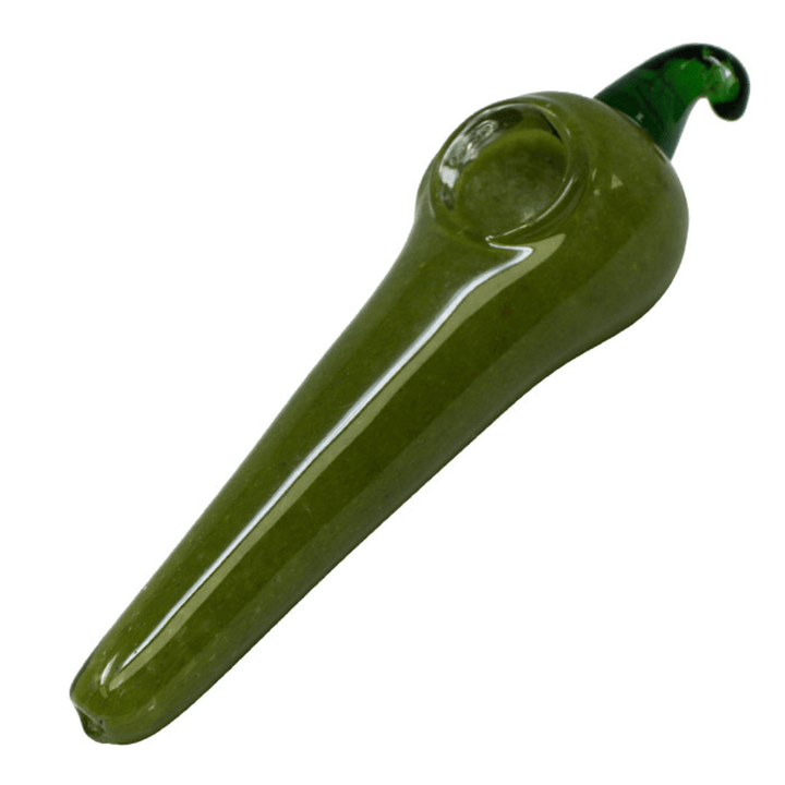 Cannatonik Chili Pepper Glass Hand Pipe 5" Green Vape Superstore  Saskatchewan Canada