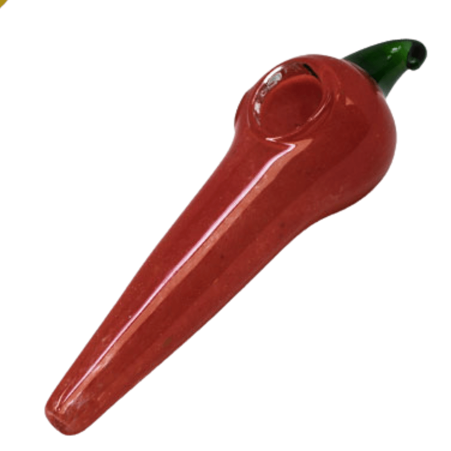 Cannatonik Chili Pepper Glass Hand Pipe 5" Red Vapexcape Vape and Bong Shop Regina Saskatchewan