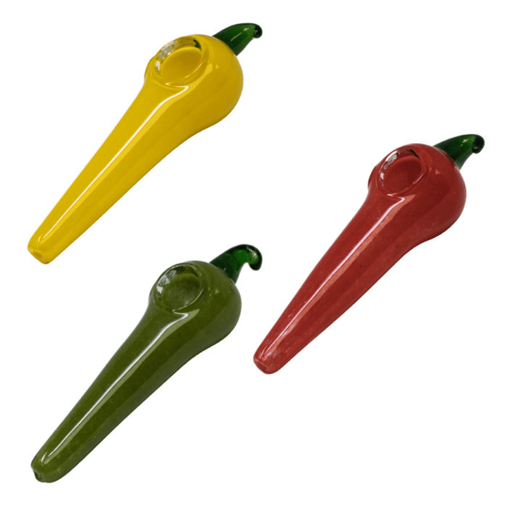 Cannatonik Chili Pepper Glass Hand Pipe 5" Vape Superstore  Saskatchewan Canada