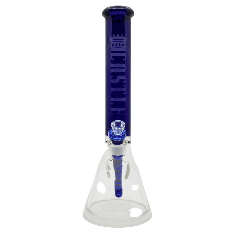 Castle Glassworks 7mm Colored Tube Beaker-16" Blue Vape Superstore  Saskatchewan Canada
