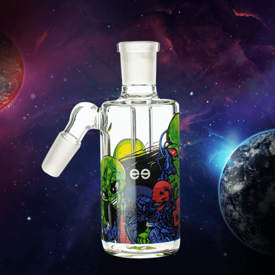 Cheech Glass 14mm 45° Alien Decal Ash Catcher 14mm Vape Superstore  Saskatchewan Canada