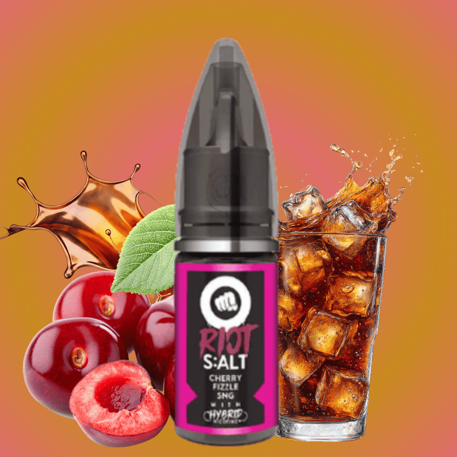 Cherry Fizzle Salt by Riot Squad E-Liquid 10mg / 30ml Vape Superstore  Saskatchewan Canada