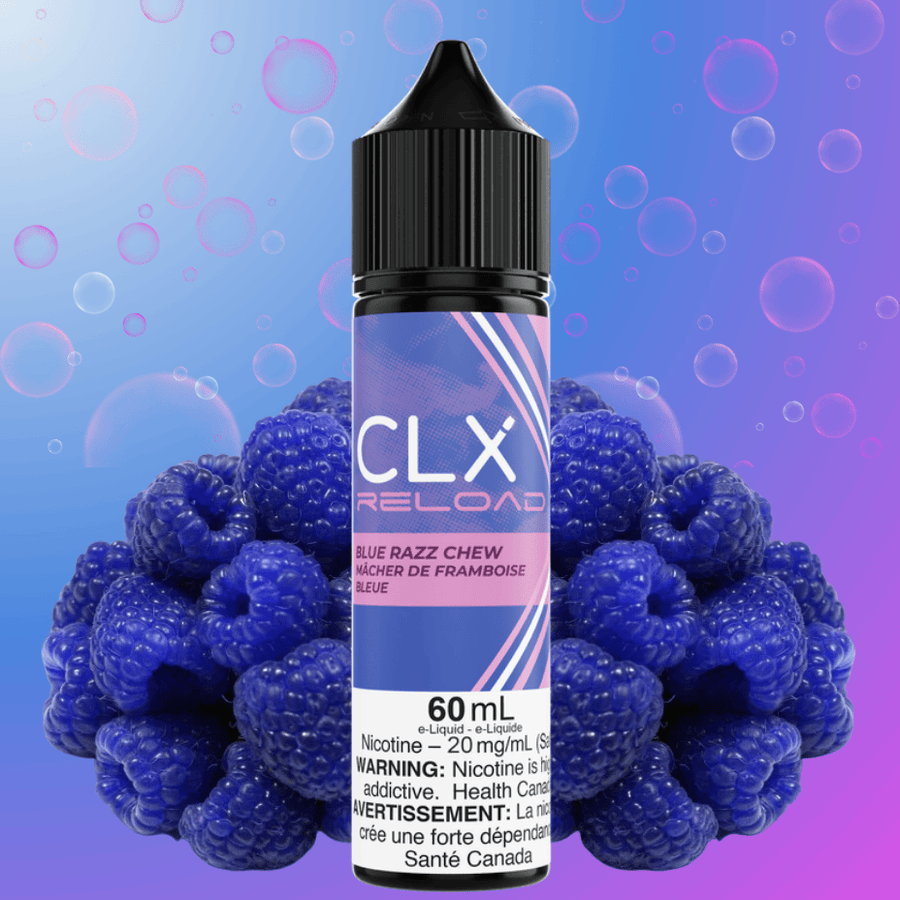 CLX Reload 60ml Salt - Blue Razz Chew 60mL / 20mg Vape Superstore  Saskatchewan Canada
