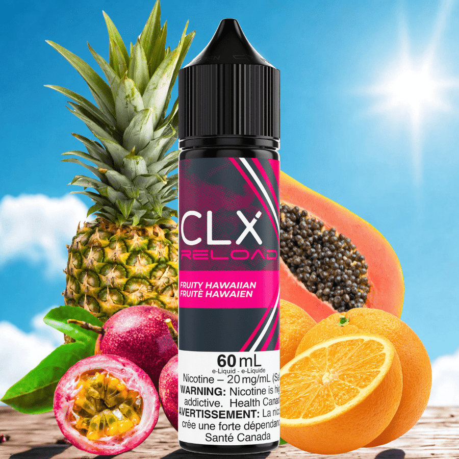 CLX Reload 60ml Salt-Fruity Hawaiian 60ml / 20mg Vapexcape Vape and Bong Shop Regina Saskatchewan