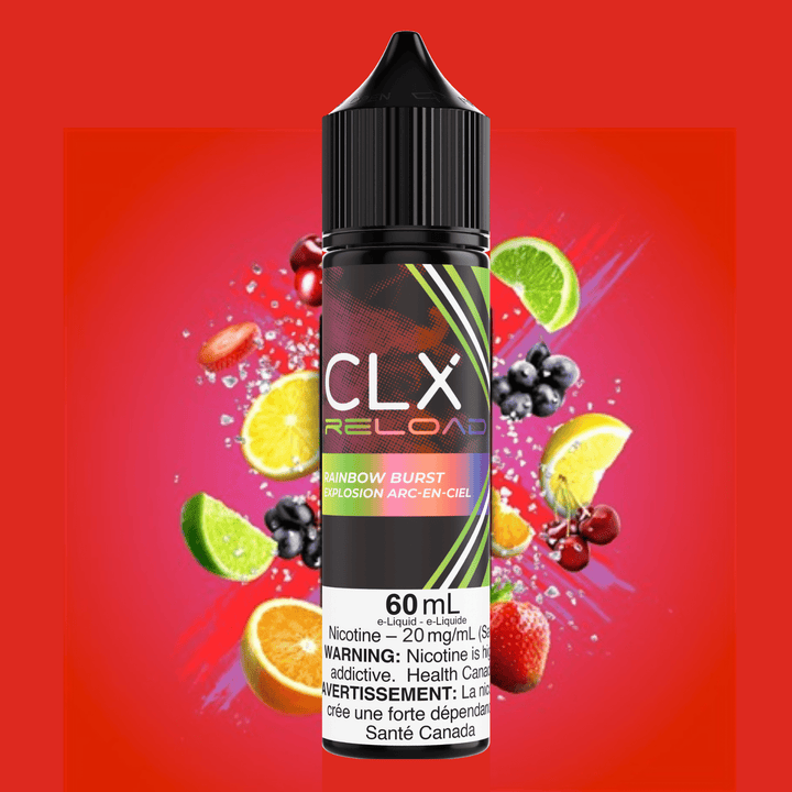 CLX Reload 60ml Salt-Rainbow Burst 60ml / 20mg Vape Superstore  Saskatchewan Canada
