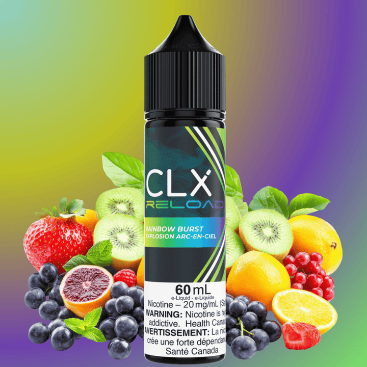 CLX Reload 60ml Salt - Rainbow Burst 60mL / 20mg Vape Superstore  Saskatchewan Canada