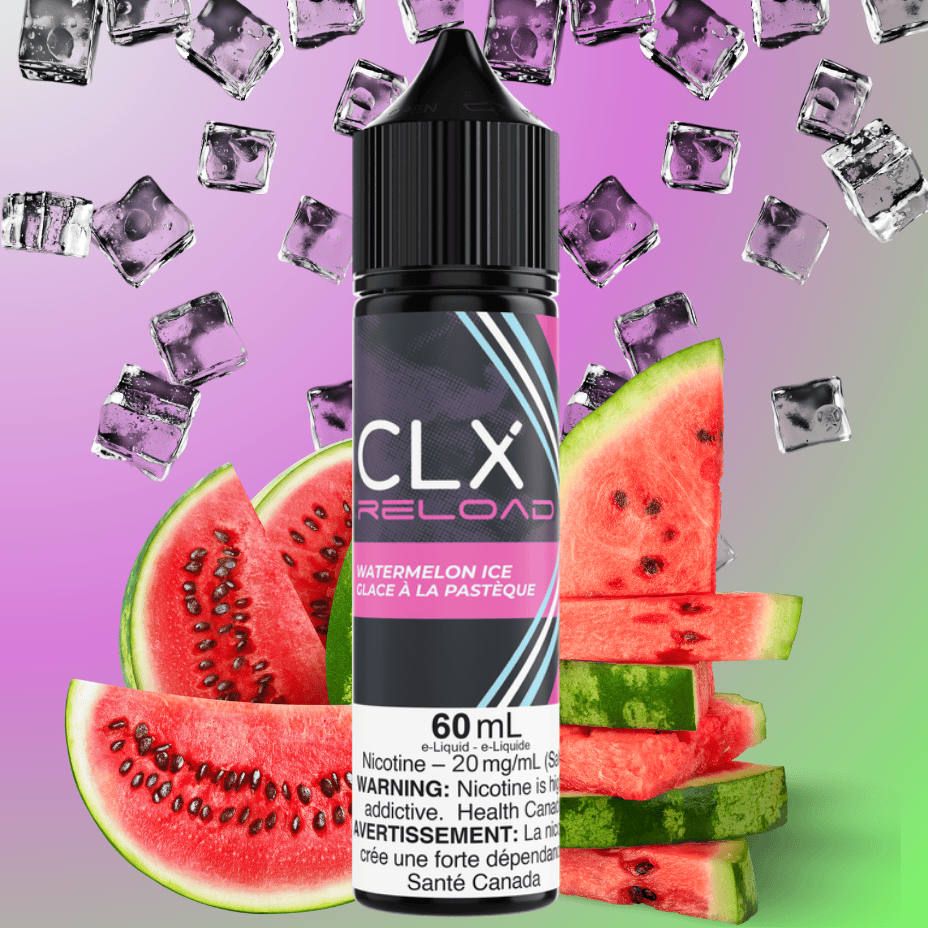 CLX Reload 60ml Salt - Watermelon Ice 60mL / 20mg Vape Superstore  Saskatchewan Canada