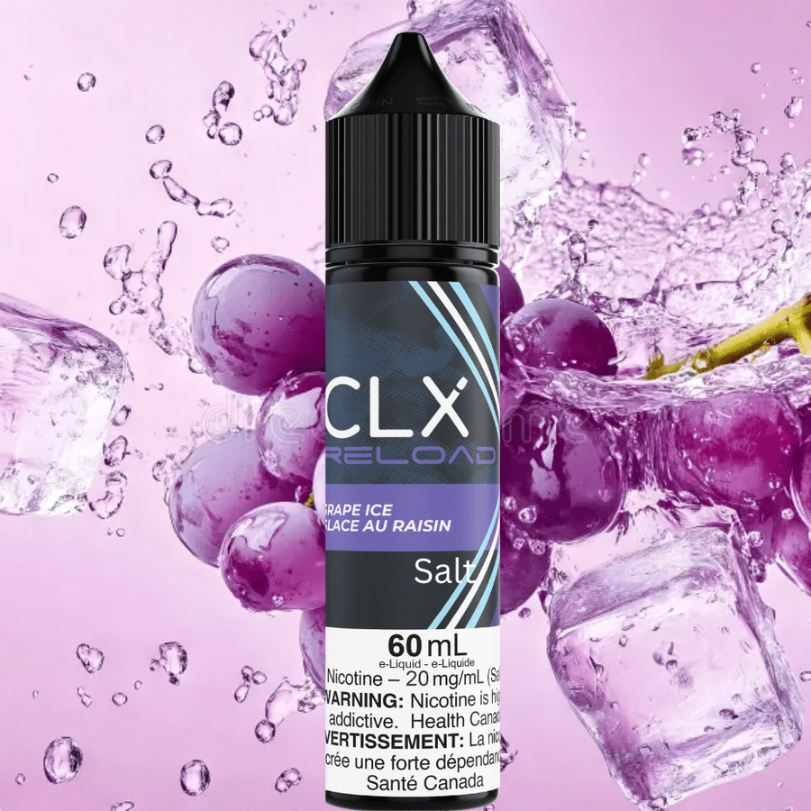 CLX Reload Salt 60ml-Grape Ice 20mg Vape Superstore  Saskatchewan Canada
