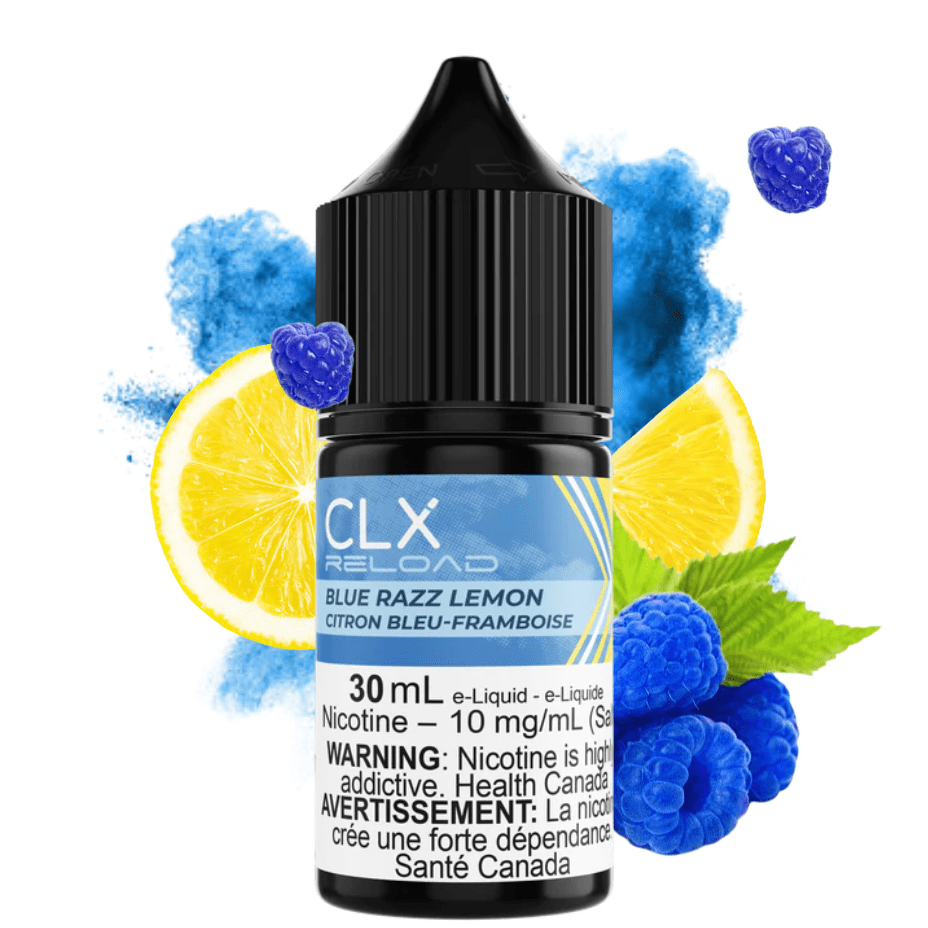 CLX Reload Salt-Blue Razz Lemon 30ml / 10mg Vape Superstore  Saskatchewan Canada