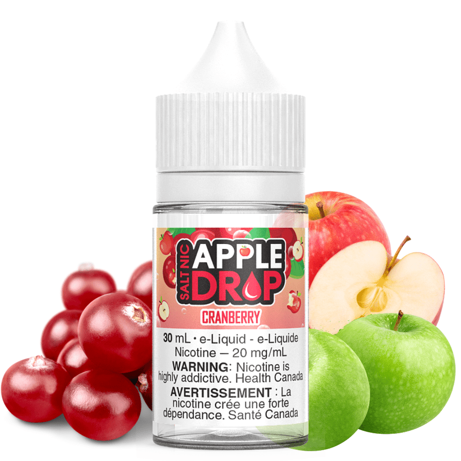 Cranberry Salt by Apple Drop E-Liquid 30ml / 12mg Vapexcape Vape and Bong Shop Regina Saskatchewan