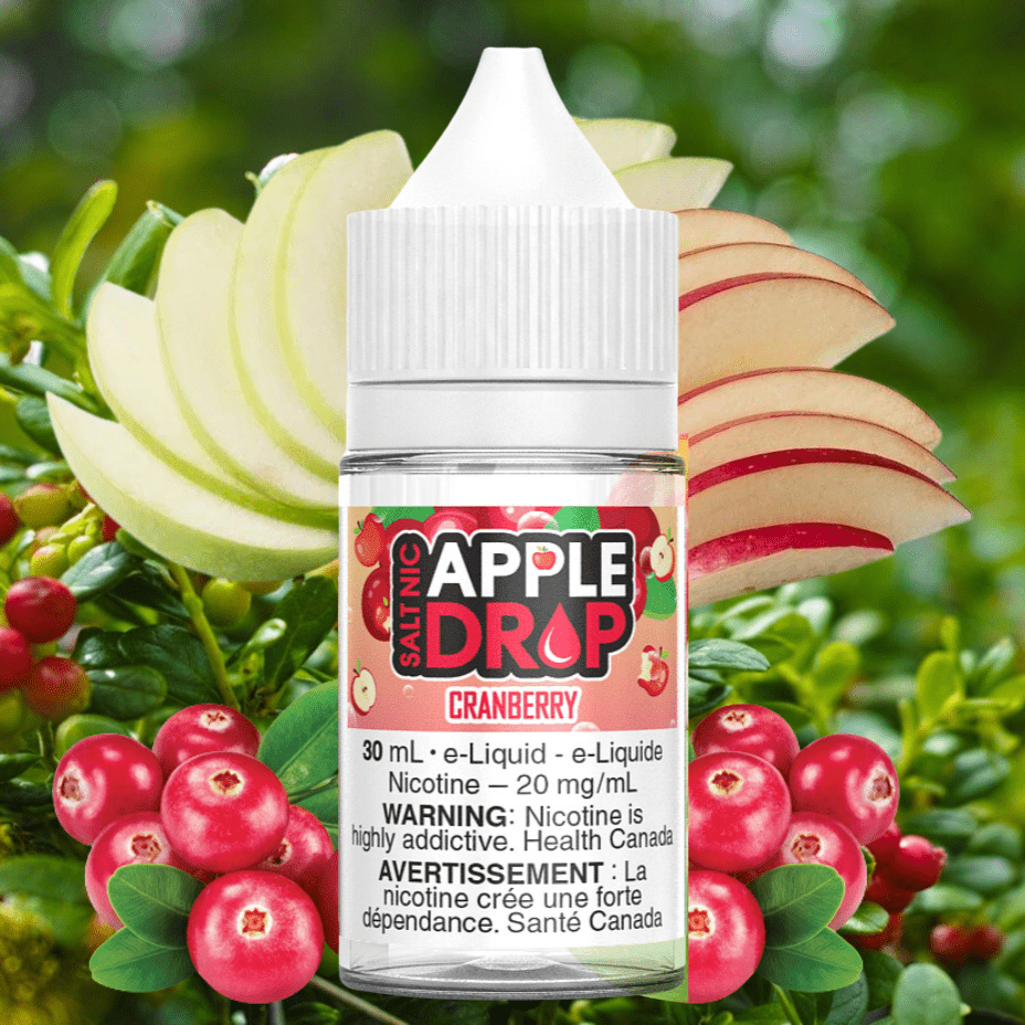 Cranberry Salt by Apple Drop E-Liquid Vape Superstore  Saskatchewan Canada