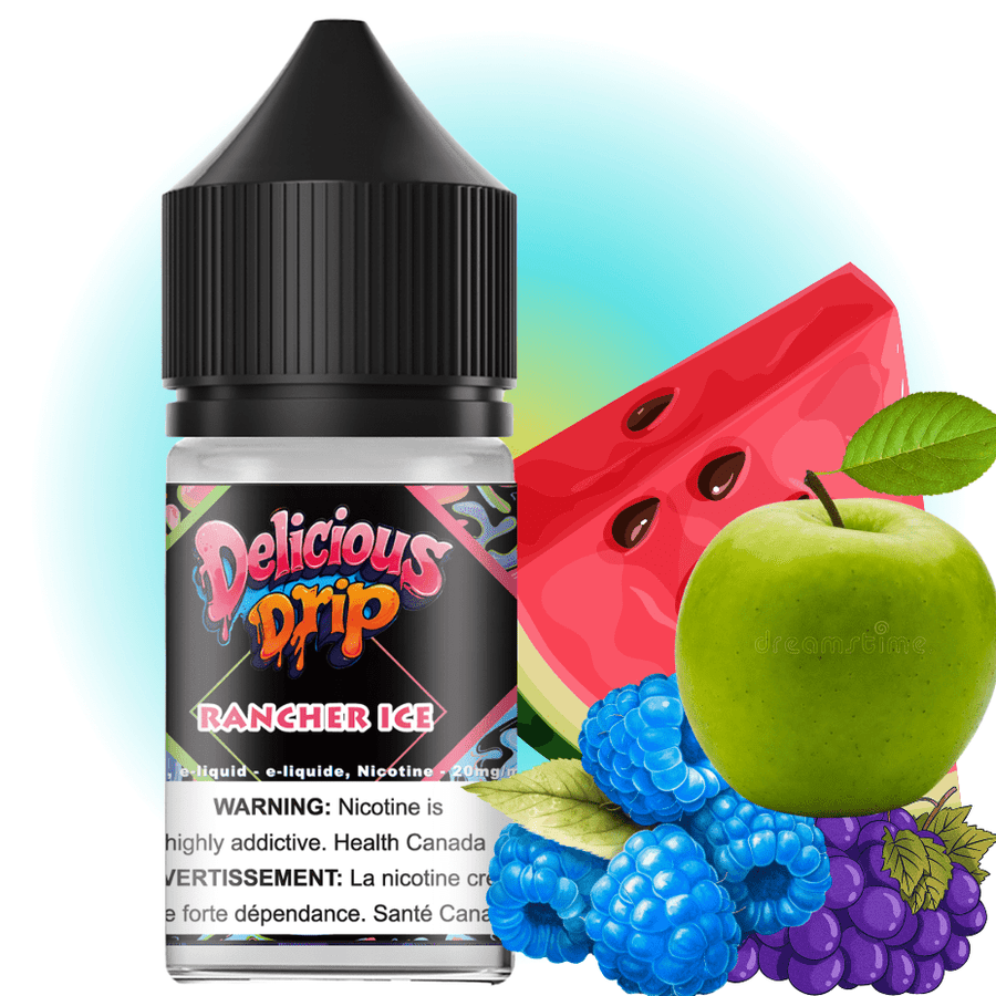 Delicious Drip Salt-Rancher Ice 30ml / 20mg Vape Superstore  Saskatchewan Canada