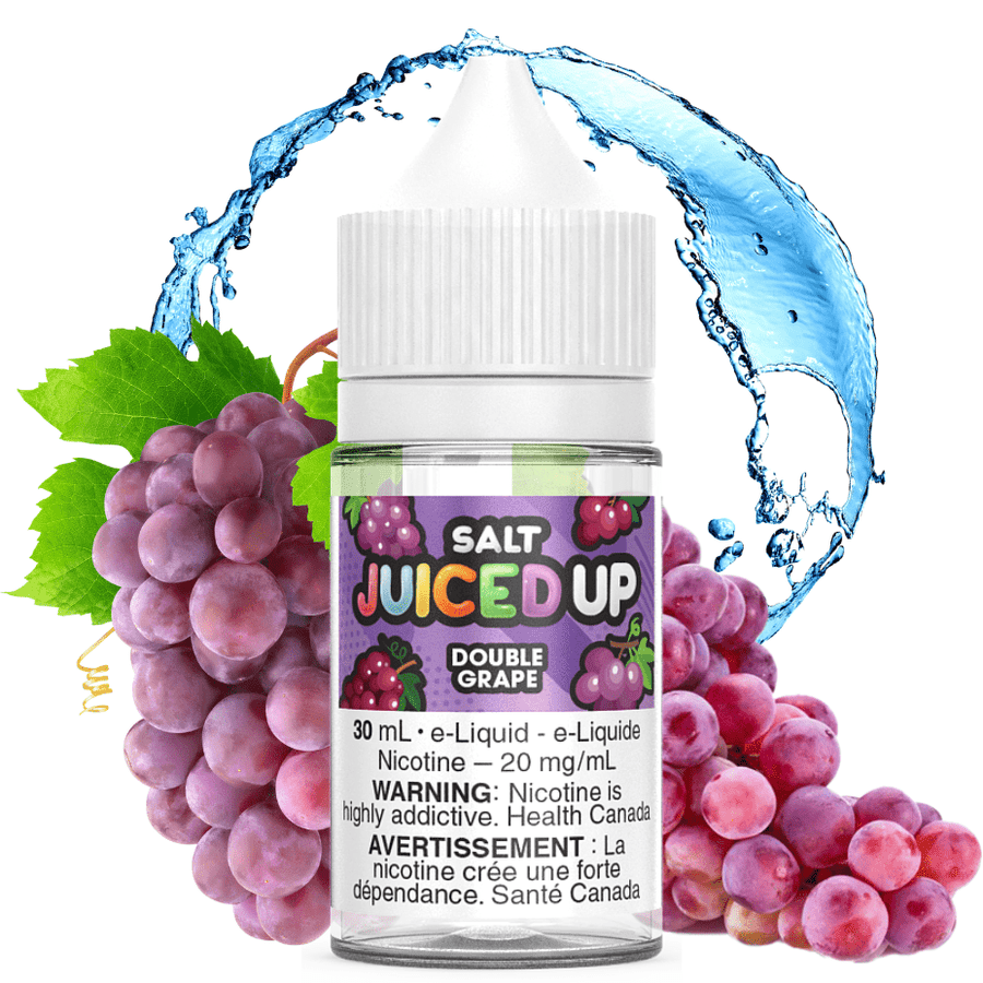 Double Grape Salts by Juiced Up E-Liquid 12mg Vapexcape Vape and Bong Shop Regina Saskatchewan
