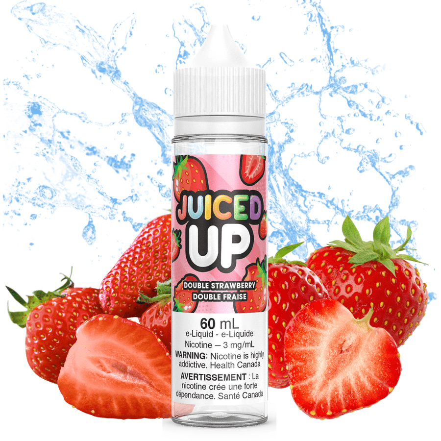 Double Strawberry by Juiced Up E-Liquid 3mg Vapexcape Vape and Bong Shop Regina Saskatchewan