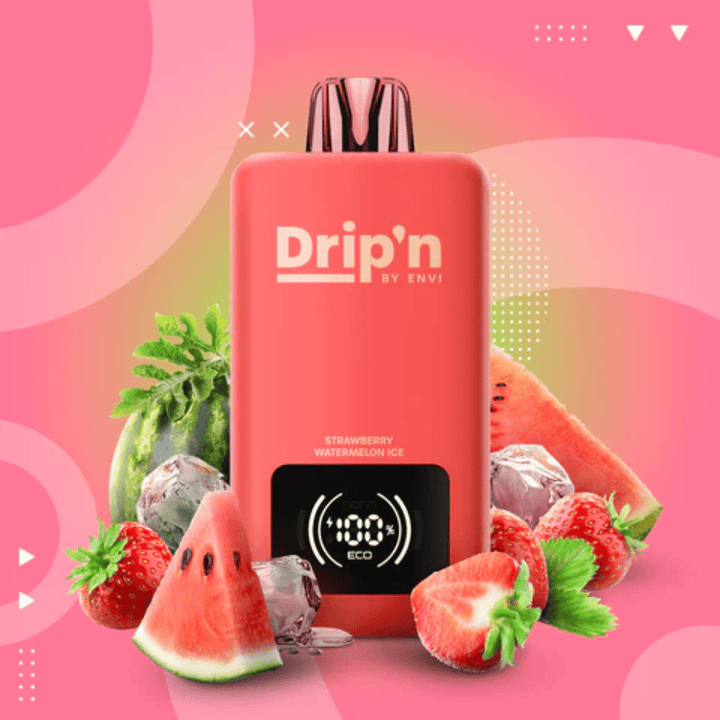 Drip'n by Envi 70K Disposable Vape - Strawberry Watermelon Ice Vape Superstore  Saskatchewan Canada